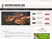 Tablet Screenshot of misterplancha.com